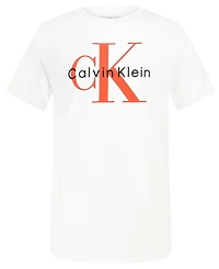 Calvin Klein Boys' 8-20 Monologo Crewneck T-Shirt