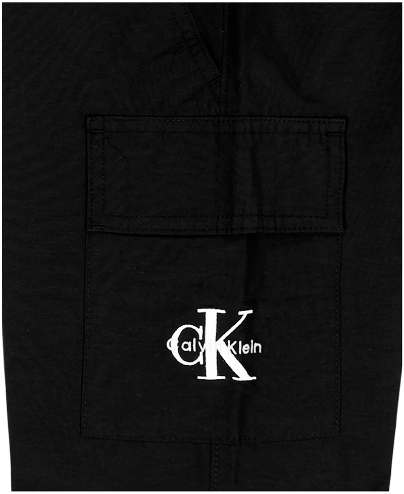 Calvin Klein Boys' 8-20 Tech Cargo Pull-On Shorts