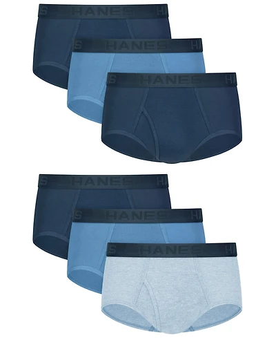 Hanes Men's Ultimate Cotton Dyed Briefs, 6-Pack