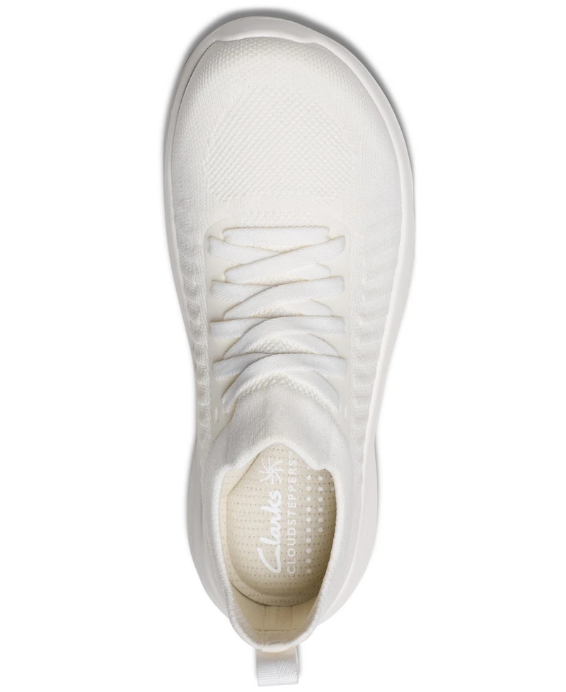 Clarks Women's Cloudsteppers Solevana Lace Round Toe Sneakers