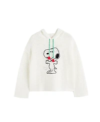 Chinti & Parker Women's Cotton Snoopy Crochet Hoodie