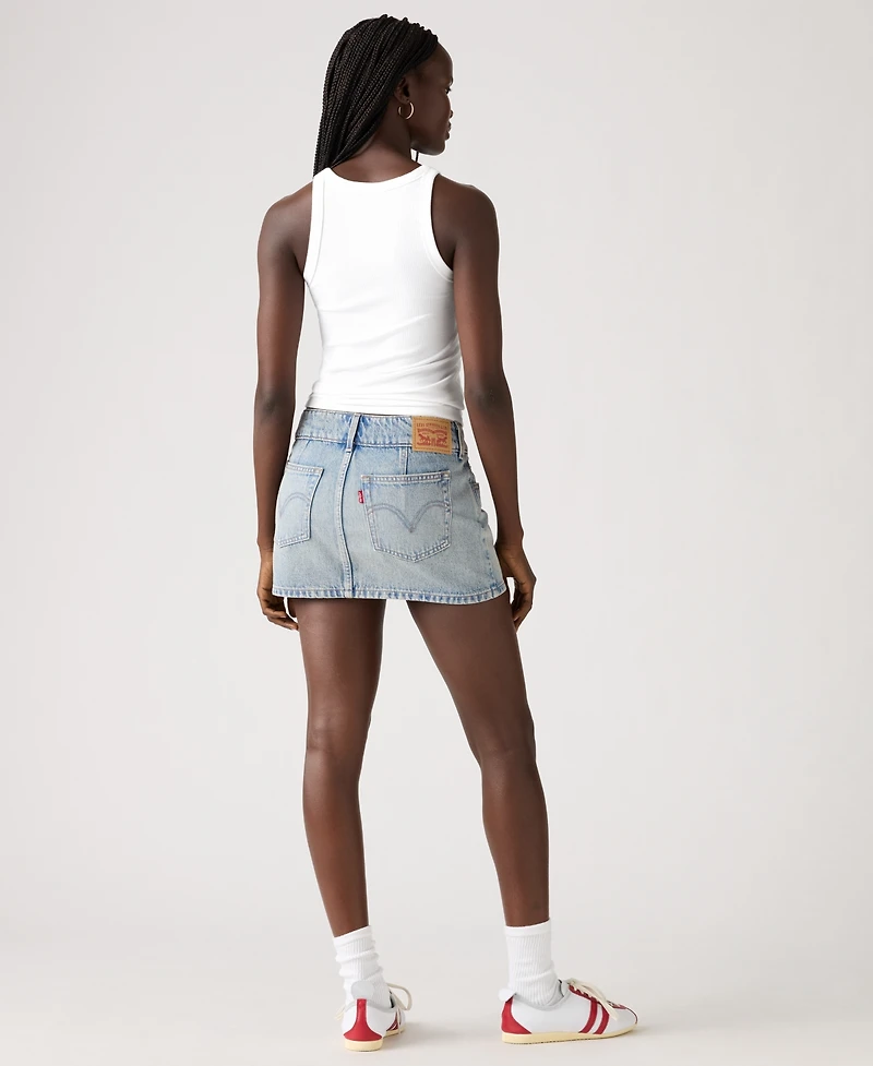 Levi's Women's Slim-Fit Superlow Mini Skirt