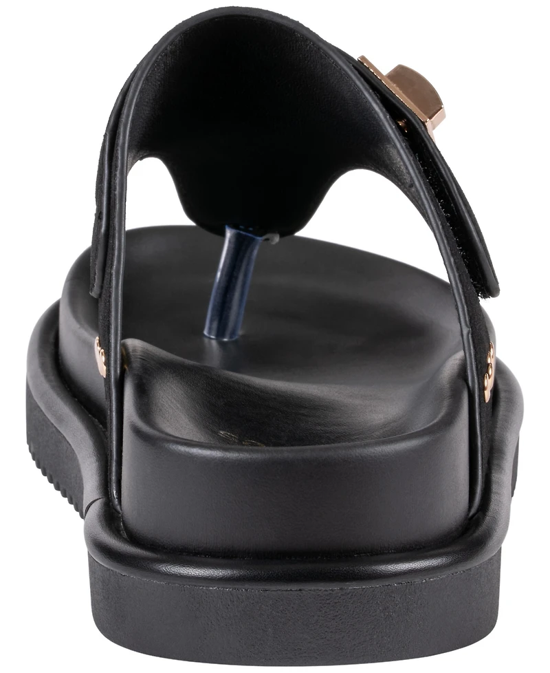 Gc Shoes Women's Cailan Hardware Footbed Flats Sandals