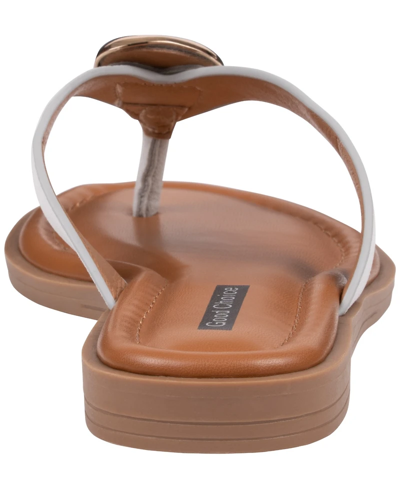 Gc Shoes Women's Lumi Hardware Flat Sandals