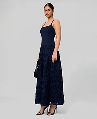 Rachel Roy Women's Mira Square Neck Maxi Dress