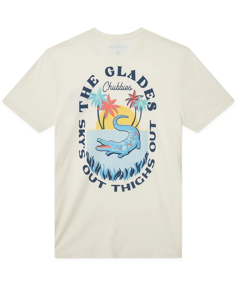 Chubbies Men's The Gatorglades Crewneck Graphic T-Shirt
