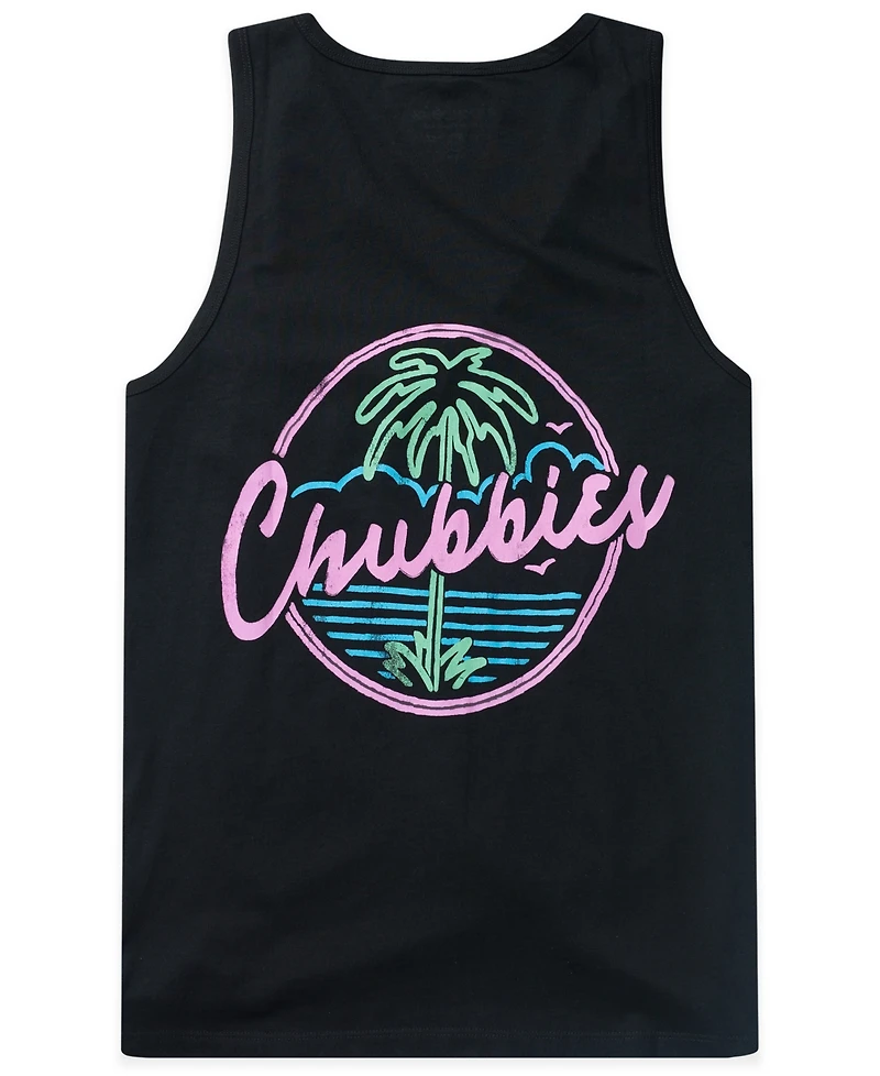 Chubbies Men's The Night Never Sleeps Regular-Fit Graphic Tank Top
