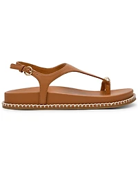 Dv Dolce Vita Women's Pacey Round Toe Ring Footbed Flat Sandals