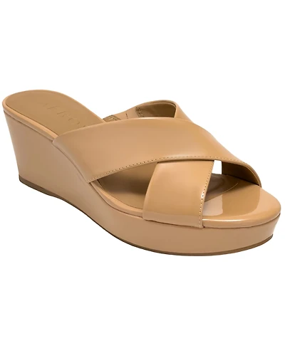 Aerosoles Women's Cruis Slip-On Wedge Sandals