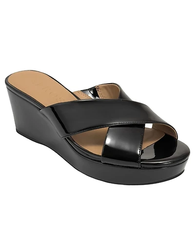 Aerosoles Women's Cruis Slip-On Wedge Sandals