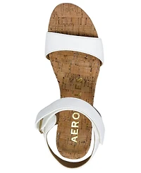 Aerosoles Women's Wel Open Toe Wedge Sandals