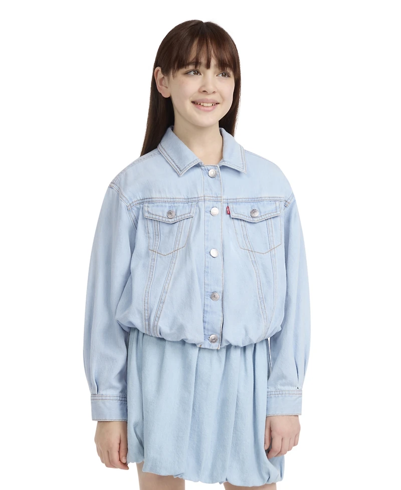 Levi's Girls' 7-16 Bubble Trucker Jacket
