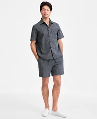 Sun + Stone Men's Jones Striped Short-Sleeve Shirt, Macy's Exclusive