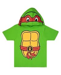 Teenage Mutant Ninja Turtles Big Boys Cosplay Hooded T-Shirt and Shorts Set