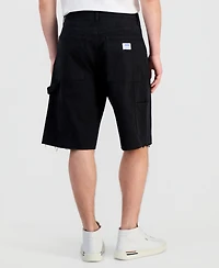 Hugo Boss Men's Stretch Canvas 10.6" Carpenter Shorts
