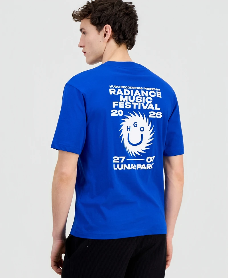 Hugo Boss Men's Cotton Logo Crewneck T-Shirt