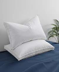 Unikome Medium Firm Goose Feather Down 2-Pack Pillows