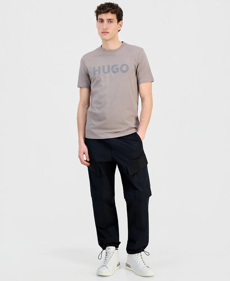 Hugo Boss Men's Cotton Logo Crewneck Short-Sleeve T-Shirt