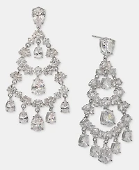 Givenchy Cubic Zirconia Shaky Chandelier Earrings