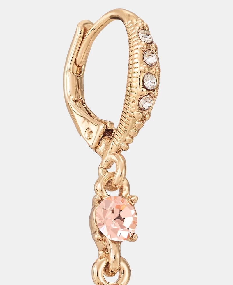 Givenchy Crystal Double Drop Earrings