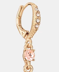 Givenchy Crystal Double Drop Earrings