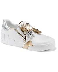 Karl Lagerfeld Paris Women's Maude Fleur Slip-On Sneakers