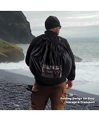 Mecale Portable Pop-Up Ground Camo Hunting Blind Enclosure, Surround View Shelter