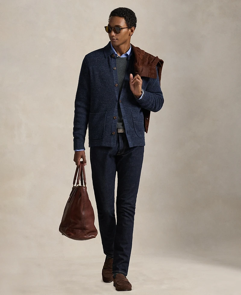 Polo Ralph Lauren Men's Collared Button-Front Cardigan