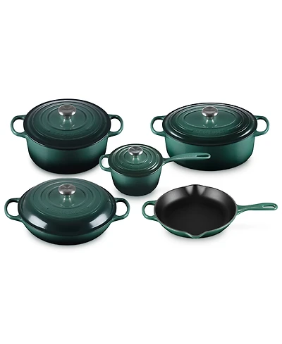 Le Creuset Signature Enameled Cast Iron 9-Piece Cookware Set