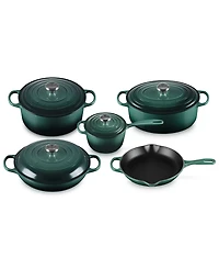 Le Creuset Signature Enameled Cast Iron 9-Piece Cookware Set