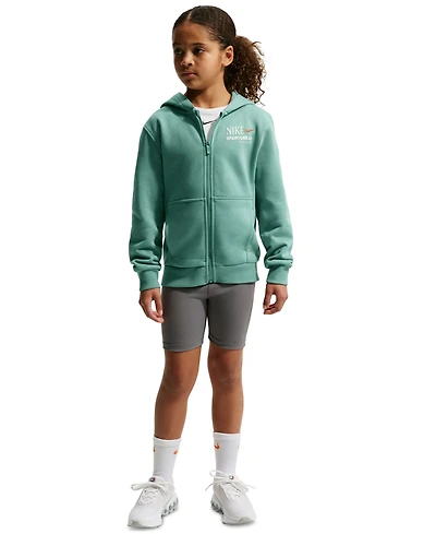 Nike Sportswear Club Big Kids' Fleece Full-Zip Hoodie