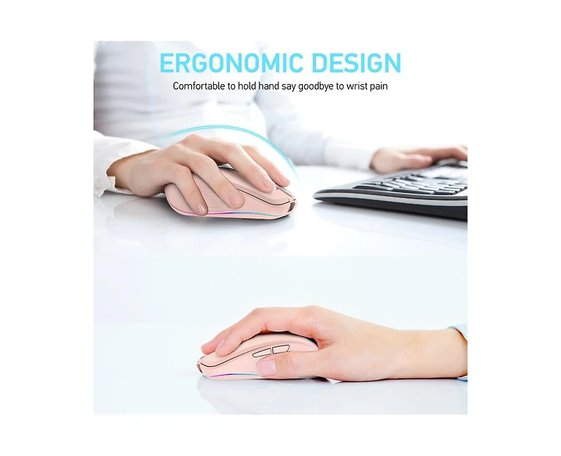 Risokeys Dual Mode Wireless Mouse