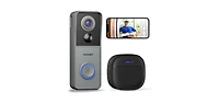 Contixo Xodo VD2 Smart Wi-Fi Wireless Video Doorbell with 2K Qhd Camera and Chime