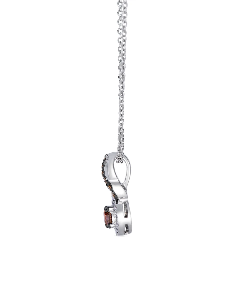 Le Vian Chocolate & Vanilla Diamond Pendant Necklace (0.25 ct. t.w.) in 14k Vanilla Gold