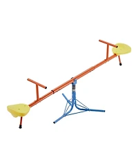 Sugift Kids Seesaw with 3-Prong Base & 360° Rotating Design