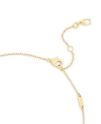 Coach Faux Mother of Pearl Signature Pearl Cherry Pendant Necklace