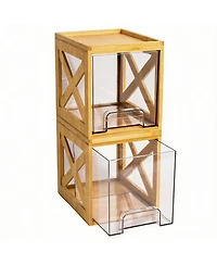 Yigii 2-Pack Clear Drawers