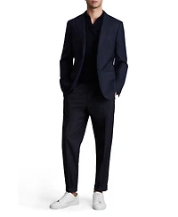 Reiss Men's Relaxed Drawstring Trousers with Turn-Ups