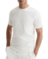 Reiss Men's Premium Interlock Crew-Neck T-Shirt