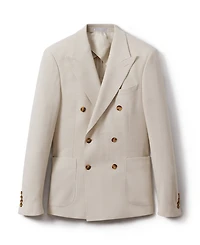 Reiss Men's Double Breasted Slim Fit Suit Blazer