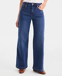Style & Co Women's High-Rise Wide-Leg Jeans, Macy's Exclusive