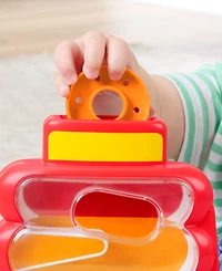 Fisher Price Drop Through Rock-a-Stack Baby & Toddler Developmental Activity Toy with 5 Coins