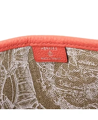 Pre-Owned HERMES Pm Petit H Bell Tote Toile and Leather