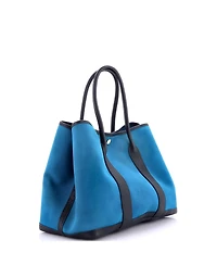 Pre-Owned HERMES 36 Garden Party Tote Toile and Leather