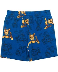 Paw Patrol Boys' Toddler 2T-5T T-Shirt and All-Over Print Shorts, 2-Piece Set
