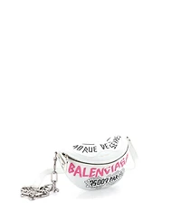 Pre-Owned Balenciaga Xxs Graffiti Souvenir Belt Bag Leather