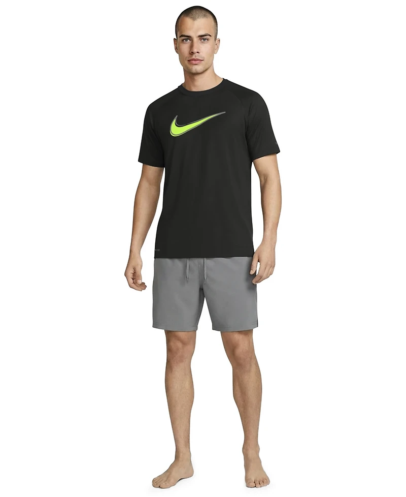Nike Men's Swoosh Outline Hydro Guard Swim Shirt