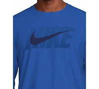 Nike Men's Long-Sleeve Crewneck Hydro Guard Swim Shirt