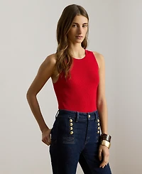 Lauren Ralph Lauren Women's Rib-Knit Crewneck Sweater