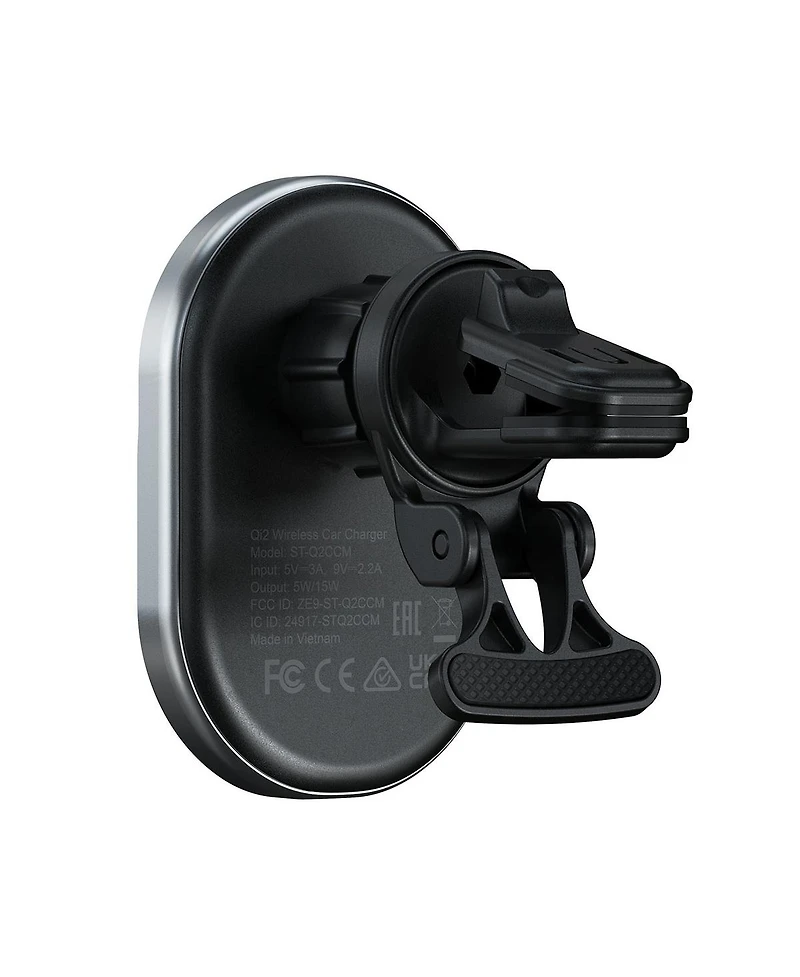 Satechi Qi2 15W Magnetic Wireless Car Charger, Space Gray